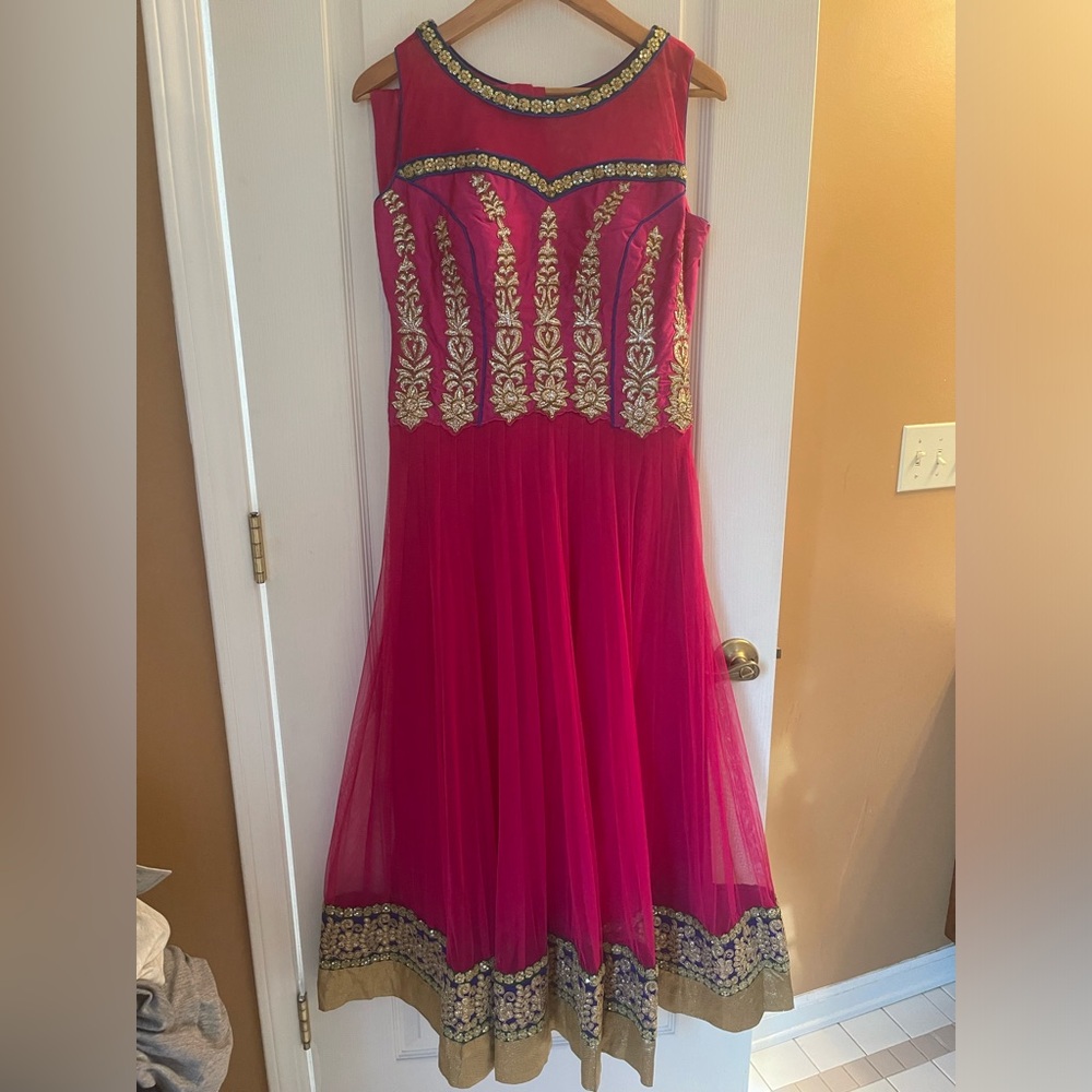 Stunning Fuschia Anarkali